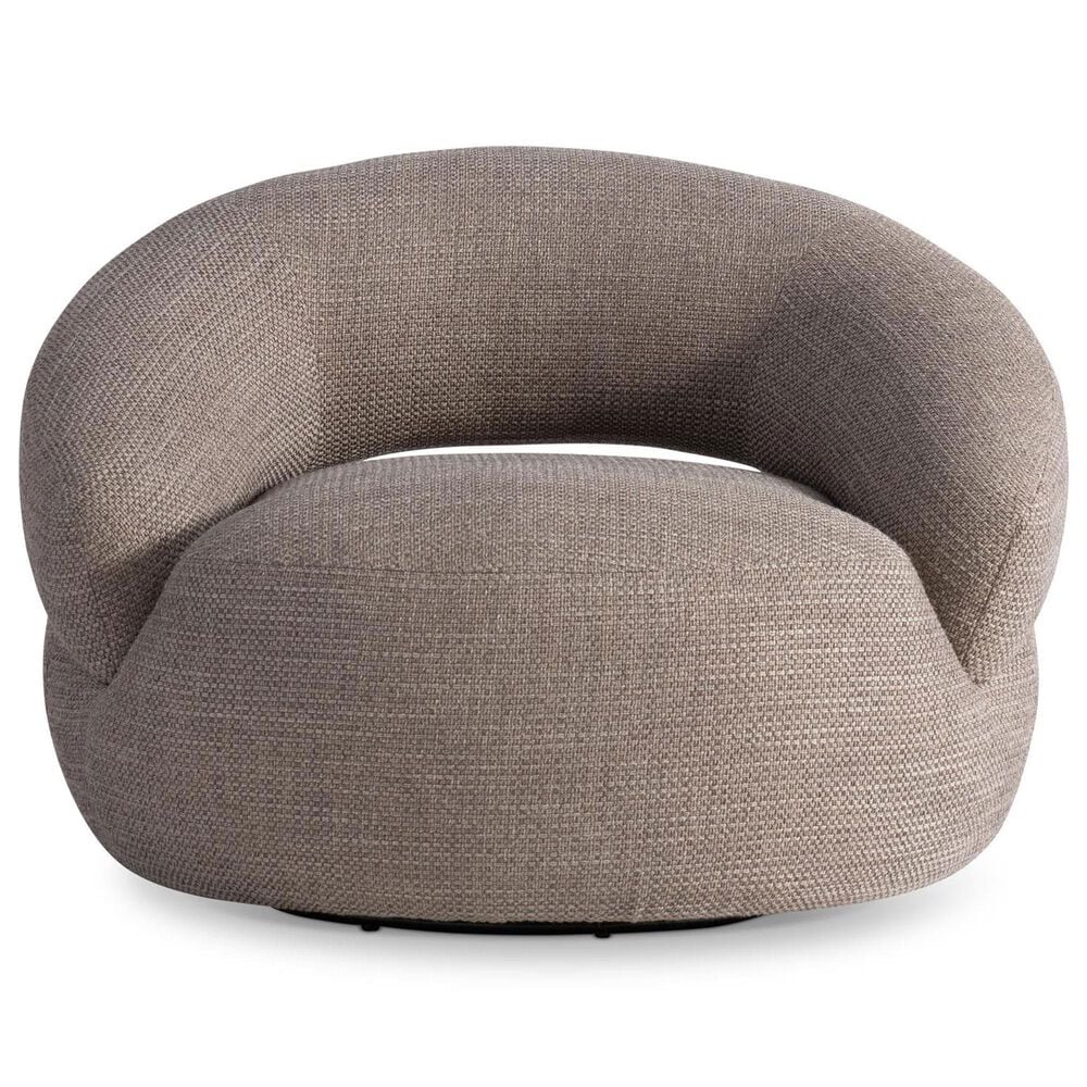 Bernhardt Furniture Company Cleo Swivel Chair in Brown, , large