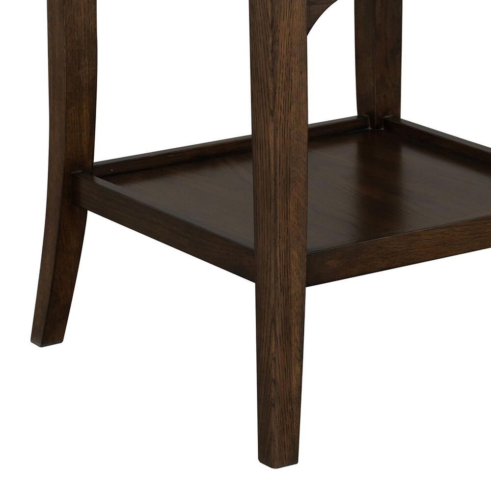 Flexsteel Sylvie Short Bunching Table in Chestnut, , large