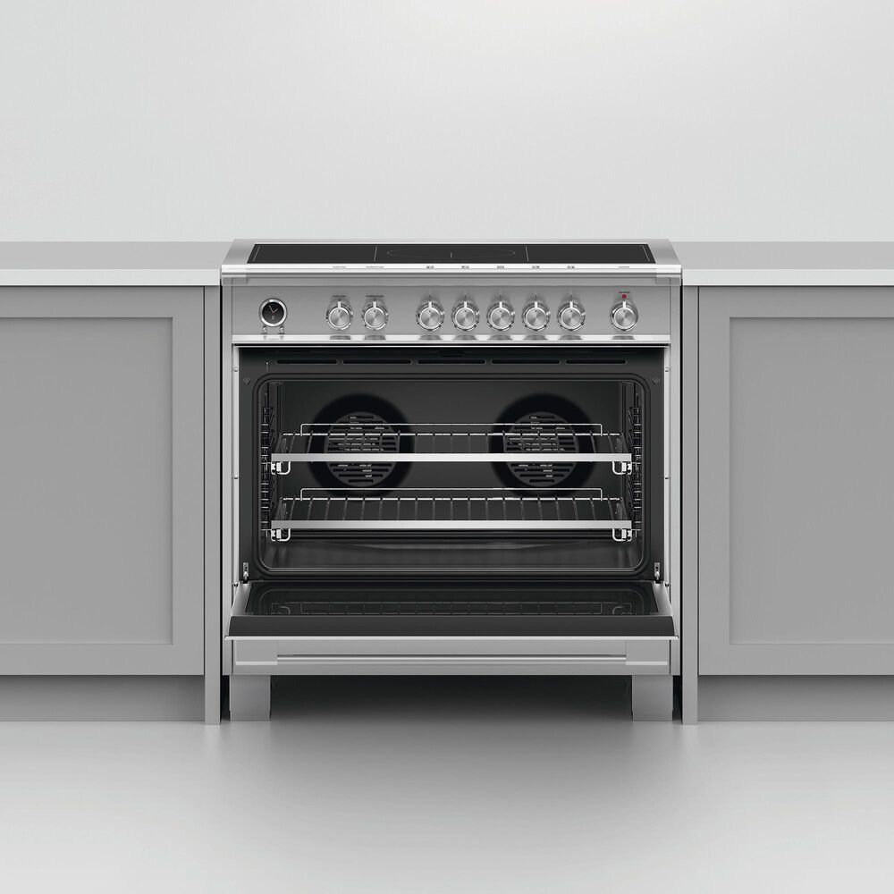 Fisher &amp; Paykel 36&quot; Classic Induction Range with 5 Burners in Stainless Steel, , large