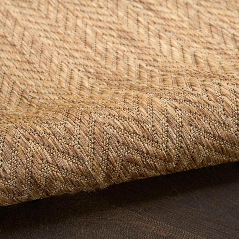 Nourison Horizon HOZ02 Natural 8&#39; x 10&#39; Indoor/Outdoor Area Rug, , large