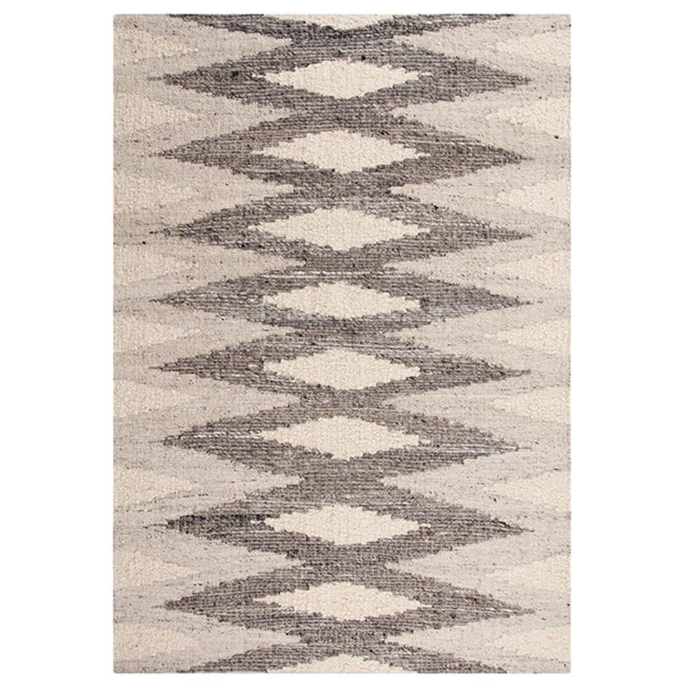 RIZZY Nova 8" x 10" Silver and Gray Area Rug, , large