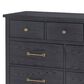 Legacy Classic Flatiron 7-Drawer Dresser in Black, , large