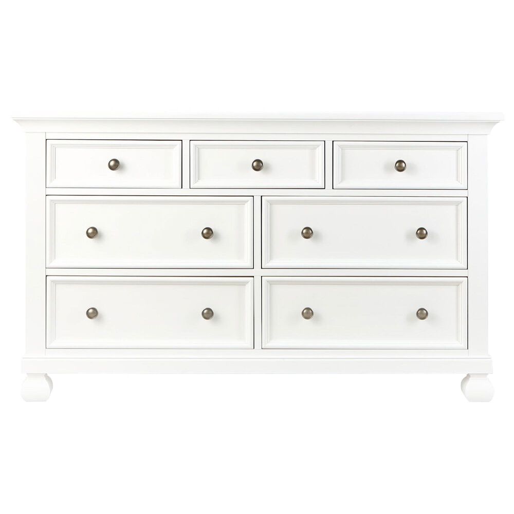 Appleseed Solvang 7-Drawer Dresser in Pure White, , large