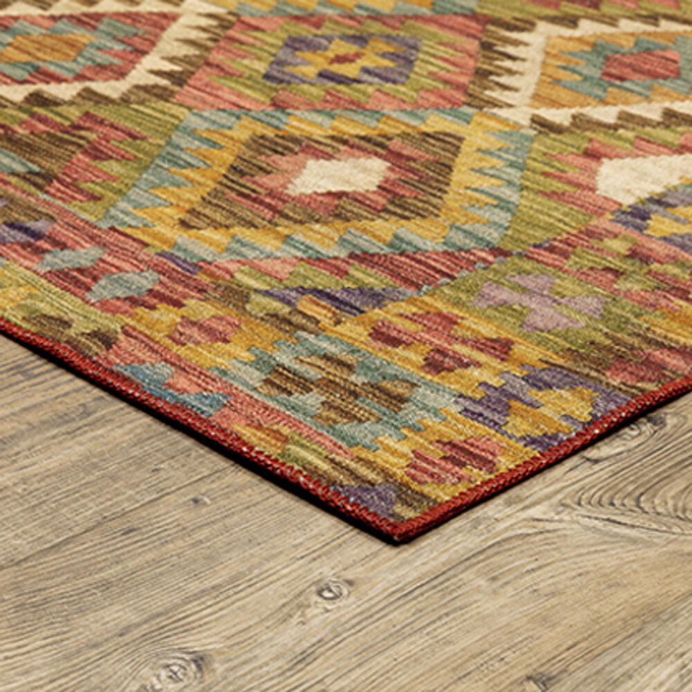 Oriental Weavers Malibu 2&#39; x 3&#39; Gold and Multicolor Area Rug, , large