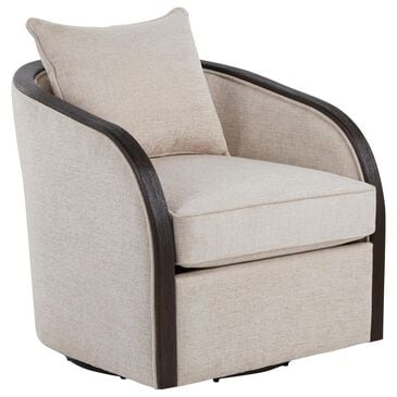 LumiSource Gemma Swivel Accent Chair in Sand, , large