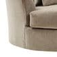 Ashley Linenhause Oversized Swivel Accent Chair in Dune, , large
