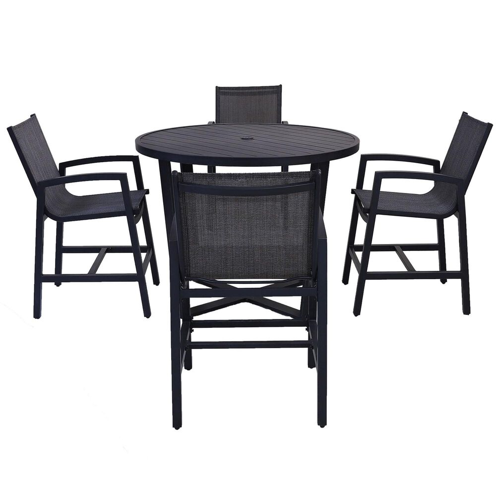 World Source 5-Piece Counter Dining Set in Black, , large