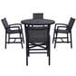 World Source 5-Piece Counter Dining Set in Black, , large