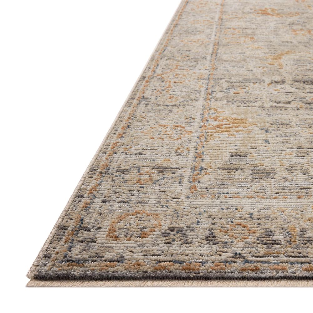 Loloi Milena Charcoal and Apricot 11'6" x 15' Area Rug, , large