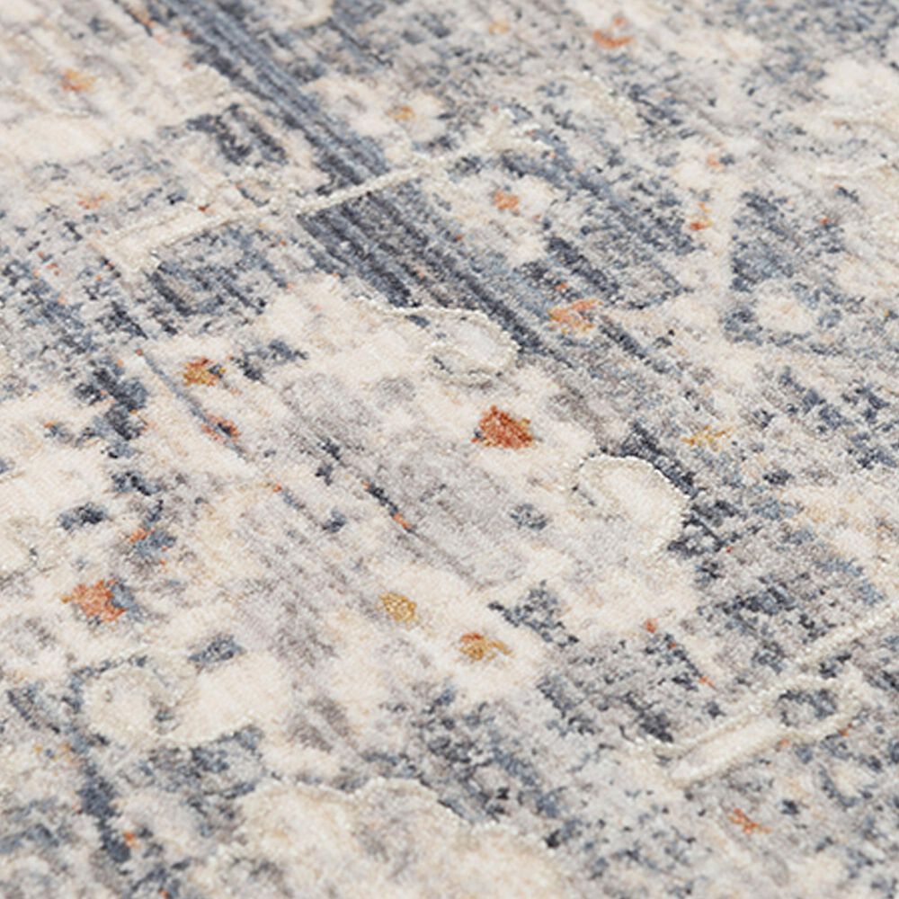 RIZZY Iconic 3&#39;11&quot; x 5&#39;6&quot; Blue and Neutral Area Rug, , large