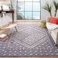 Safavieh Natura 9" x 12" Cream and Purple Area Rug, , large