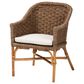 Baxton Studio Luis Arm Chair in Natural, , large