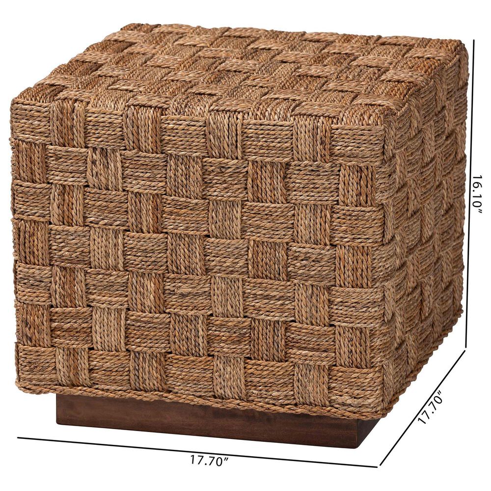 Baxton Studio Karina End Table in Natural and Light Brown, , large