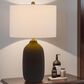 Cal Lighting Trani Ceramic Table Lamp in Matte Black, , large