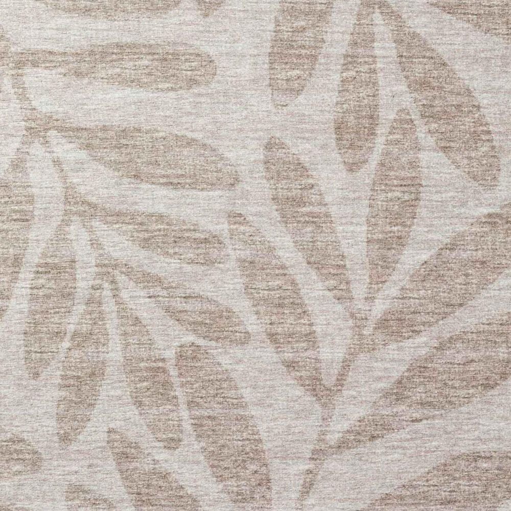 Dalyn Rug Company Sedona Floral 4&#39; Round Putty Indoor/Outdoor Area Performance Rug, , large