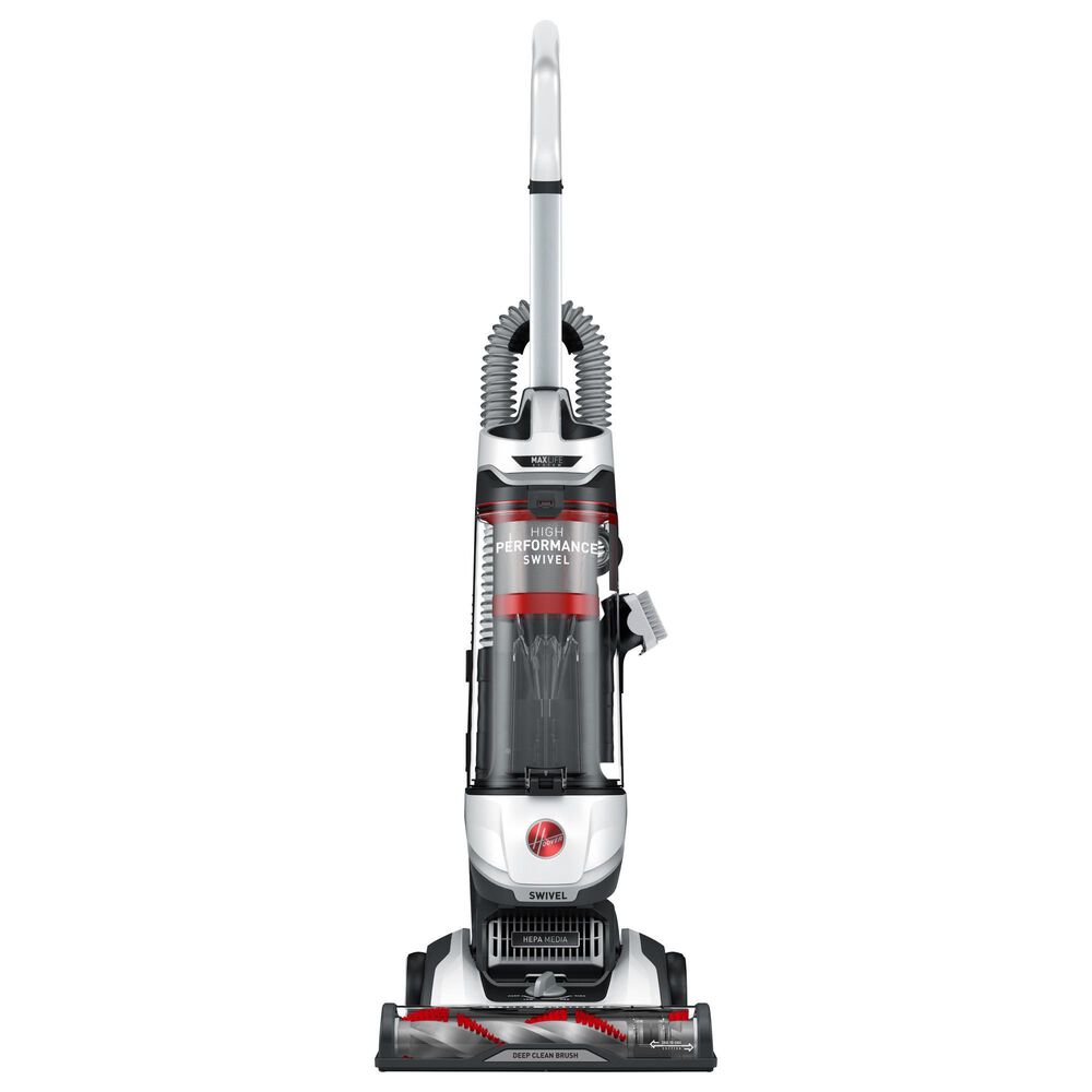 Hoover High Performance Swivel Upright Vacuum in White, , large
