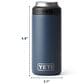 YETI Rambler 12 Oz Colster Slim Can Cooler in Venom, , large