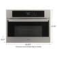 Fulgor Milano 24" Compact Steam Single Wall Oven in Stainless Steel, , large