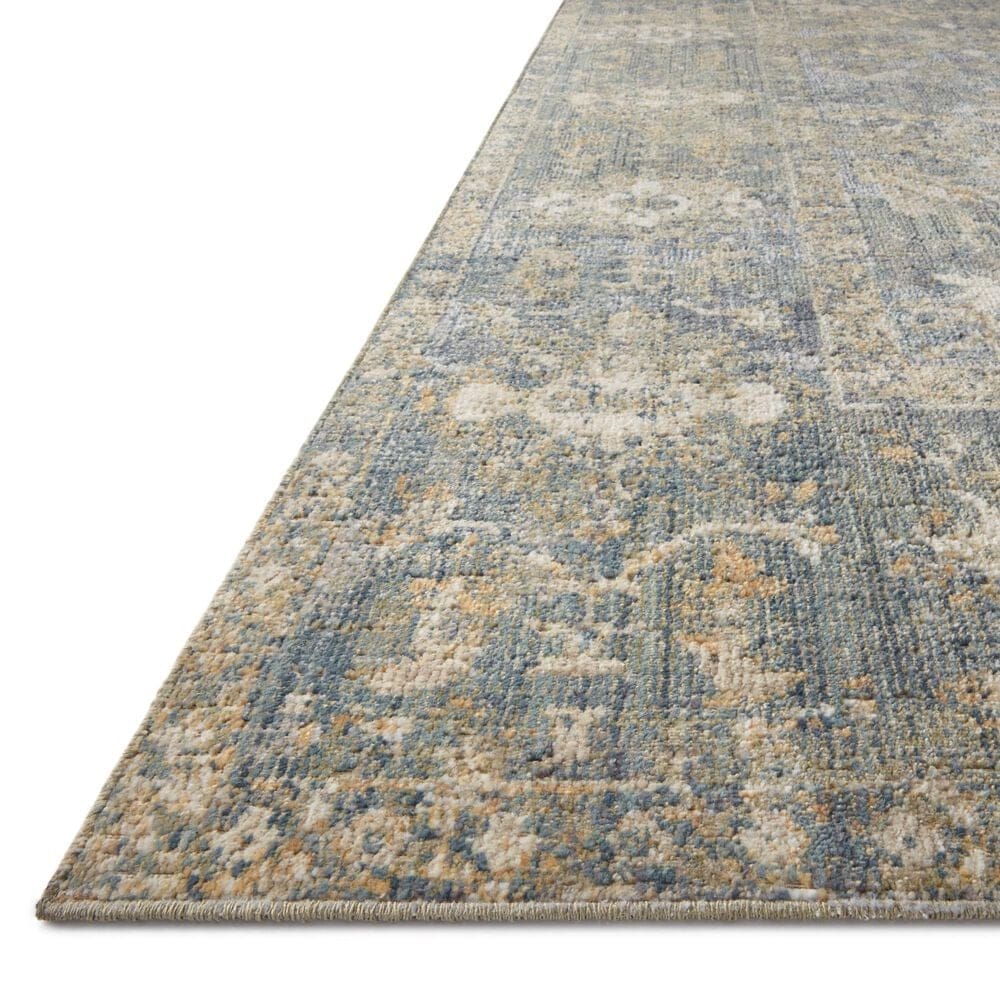 Chris Loves Julia x Loloi Rosemarie 2&#39;7&quot; x 8&#39; Sand and Lagoon Runner, , large