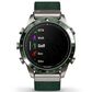 Garmin MARQ 2 Golfer AMOLED Smartwatch Silver Grade 5 Titanium Bezel Case with Green Nylon Band, , large