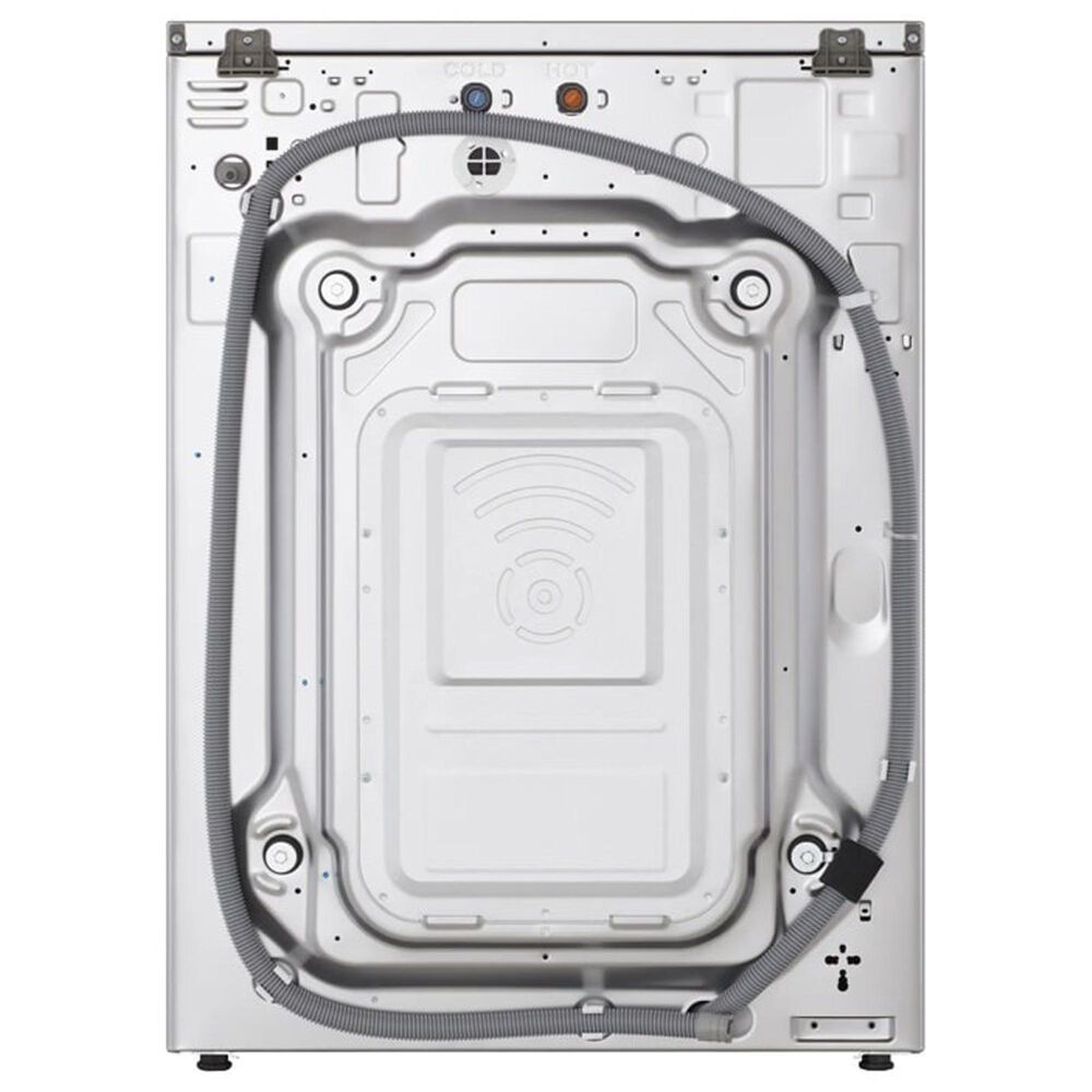 LG 5.8 Cu. Ft. Smart Front Load Washer and 9.0 Cu. Ft. Gas Dryer in Brushed Platinum Steel, , large