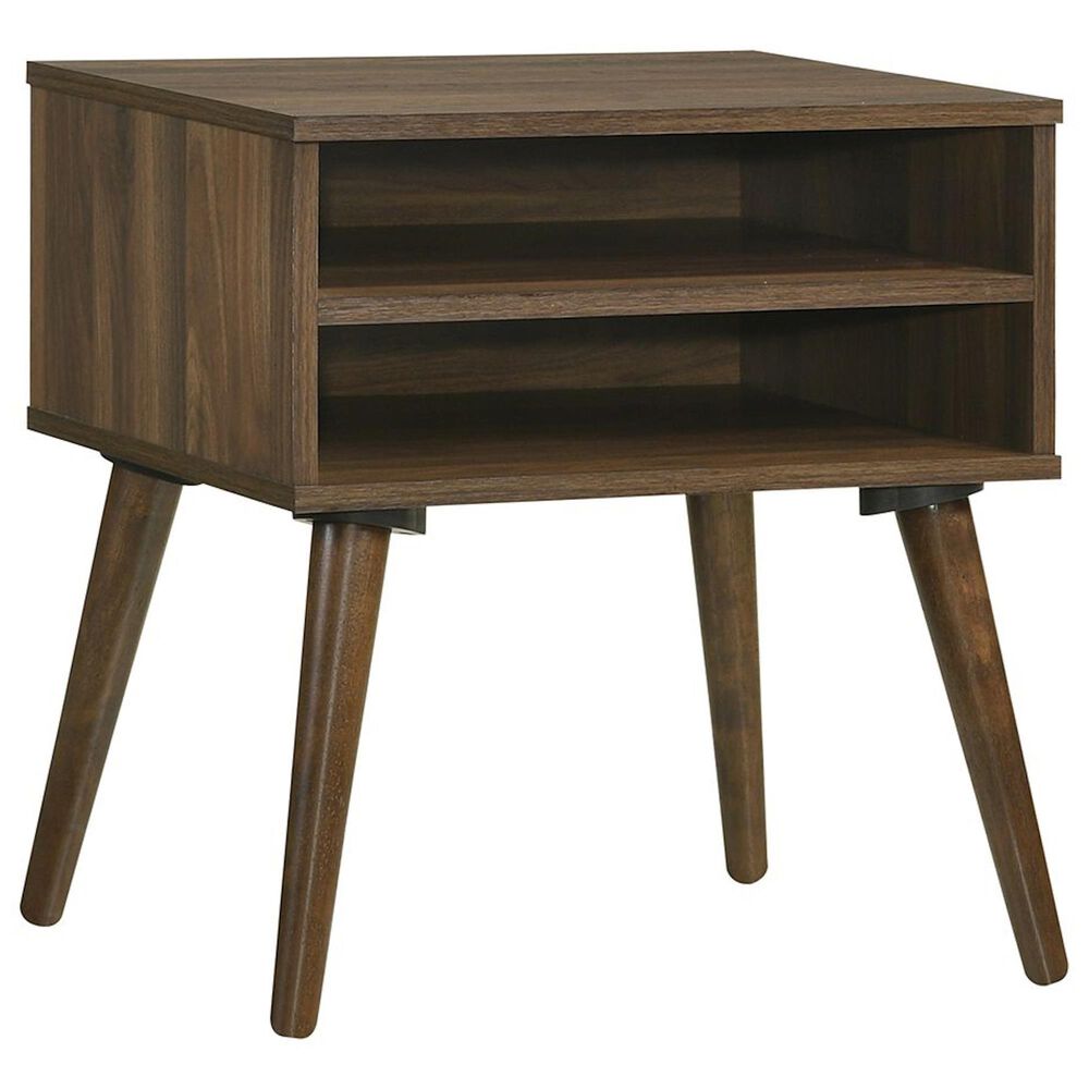 Mayberry Hill Coyote King Upholstered Platform Bed and Two Nightstands Set in Carroll Grey, , large