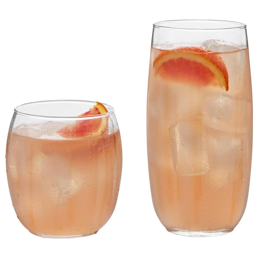 Libbey Glass Samba 16-Piece Drinkware Set in Clear, , large