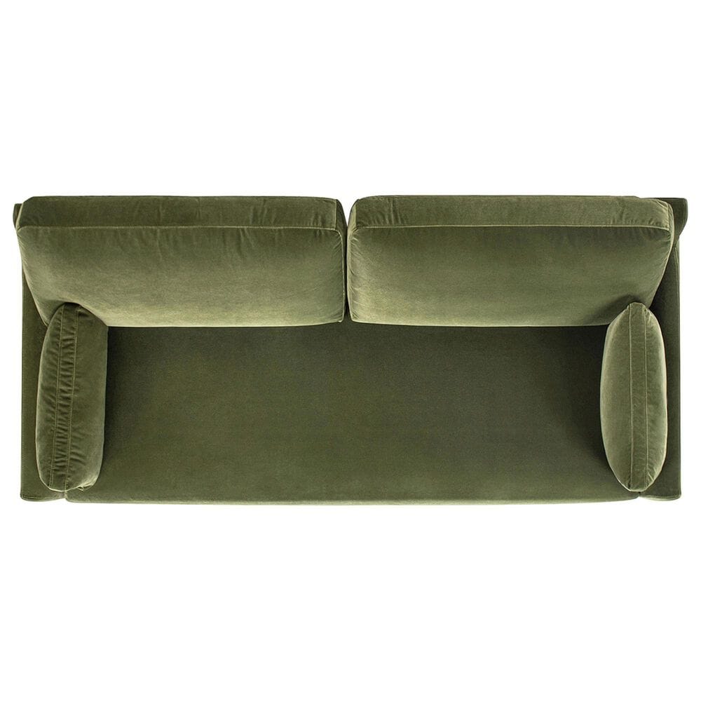 Jennifer Taylor Home Pasadena Stationary Sofa in Olive Green Velvet, , large