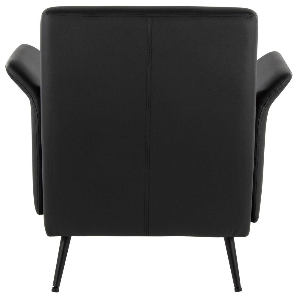 Lumisource Petal Accent Chair in Black, , large