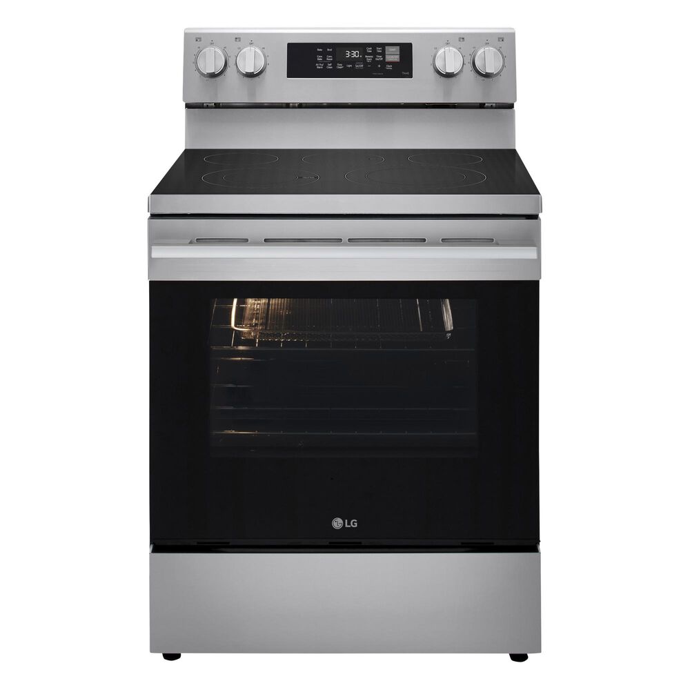 LG 6.3 Cu. Ft. Freestanding Electric Range in Stainless Steel, , large