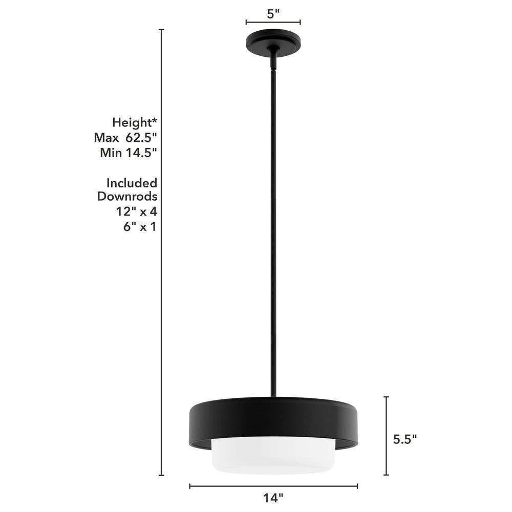 Hunter Station 2-Light Pendant in Natural Iron, , large