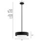 Hunter Station 2-Light Pendant in Natural Iron, , large
