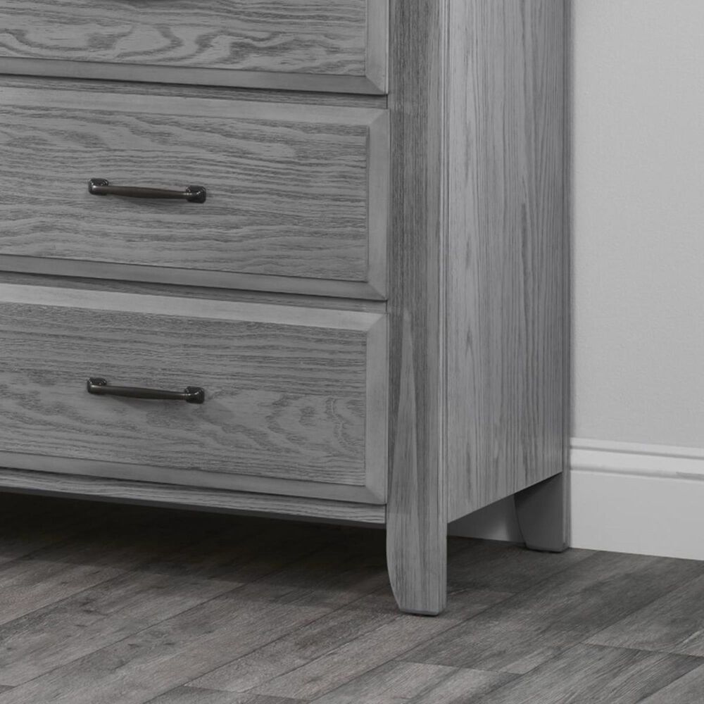 Oxford Baby Oxford Baby Kenilworth 4-in-1 Convertible Crib, Dresser &amp; Changing Top 3-Piece Nursery Set in Graphite Gray, , large