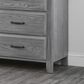 Oxford Baby Oxford Baby Kenilworth 4-in-1 Convertible Crib, Dresser & Changing Top 3-Piece Nursery Set in Graphite Gray, , large