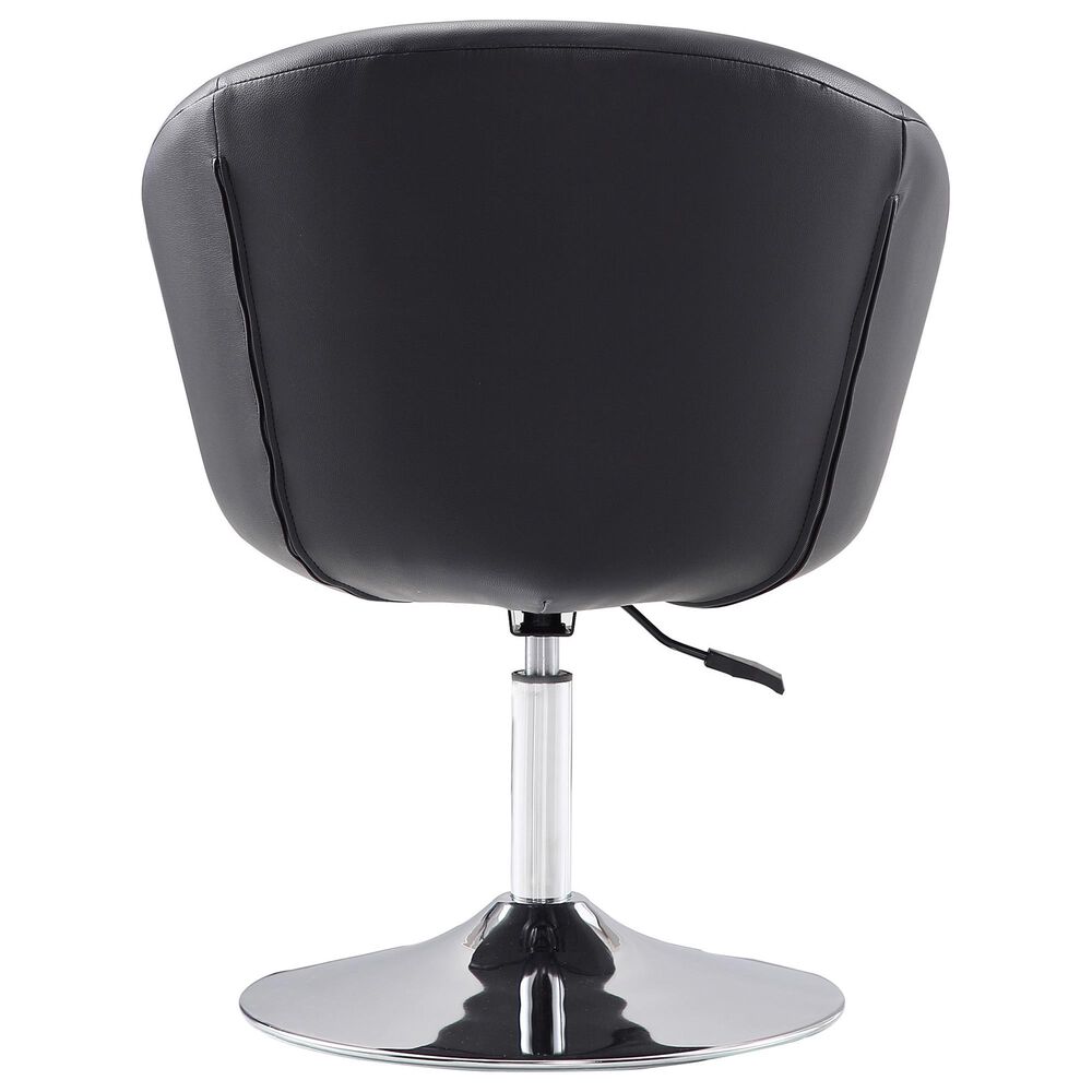 Dayton Hopper Adjustable Swivel Chair in Black, , large