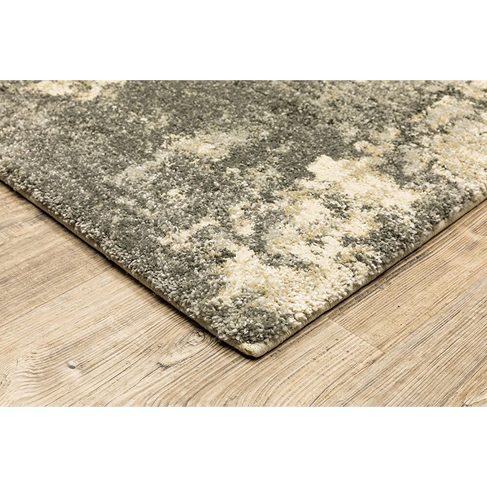 Oriental Weavers Astor Adonis 2&#39;3&quot; x 7&#39;6&quot; Grey Runner, , large
