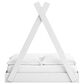 Ashley Hallityn Full Tent Bed in Matte White, , large