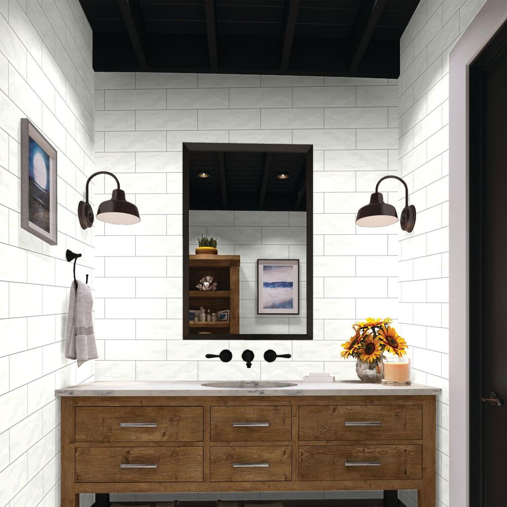 Dal-Tile Mythology Santorini 4&quot; x 12&quot; Ceramic Subway Tile, , large