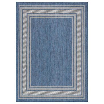Nourison Horizon HOZ03 Denim 6" x 9" Indoor/Outdoor Area Rug, , large