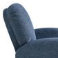Lifestyle Solutions Paloma Manual Swivel Rocker Recliner in Blue, , large