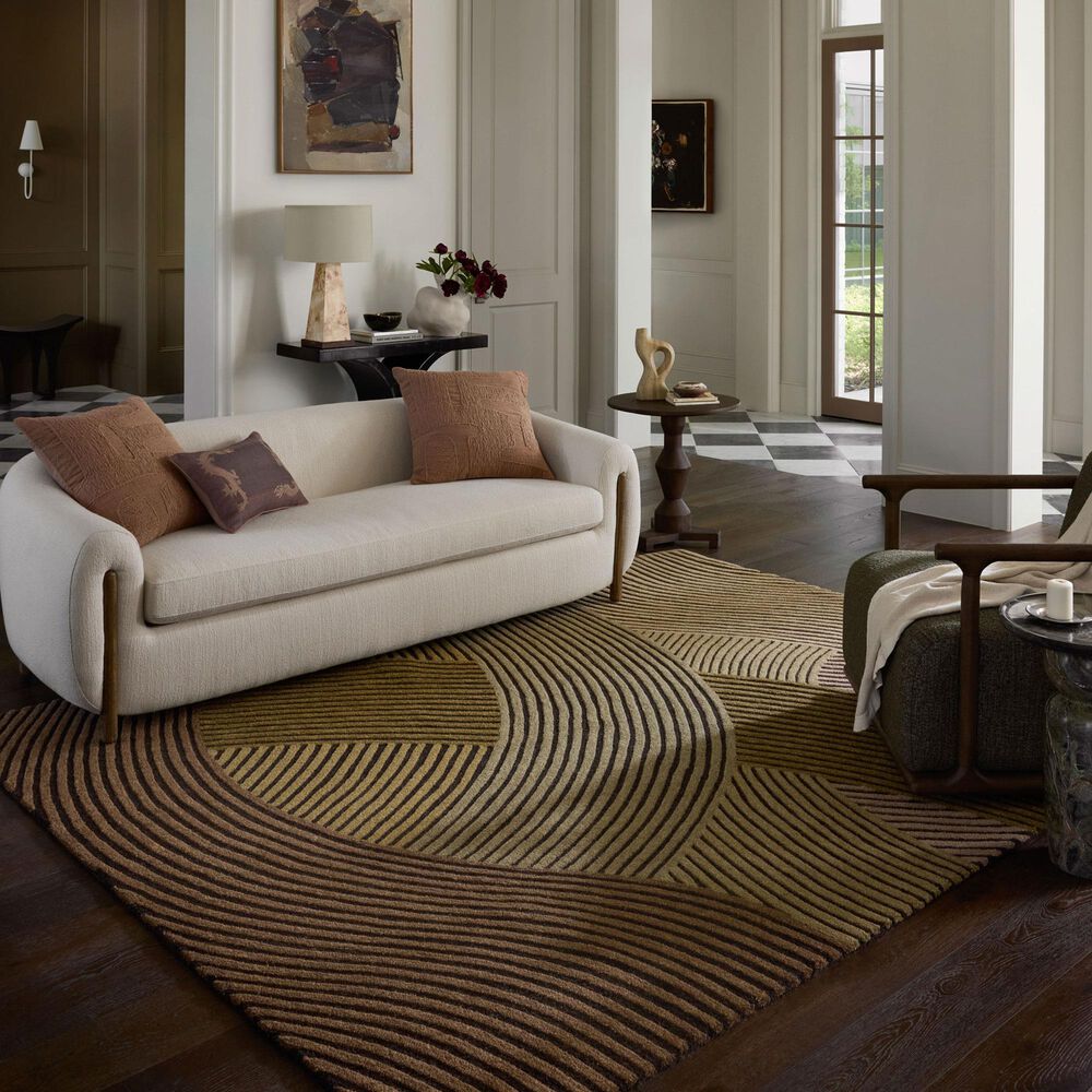 Loloi Madi Espresso and Multicolor 9'3" x 13' Area Rug, , large