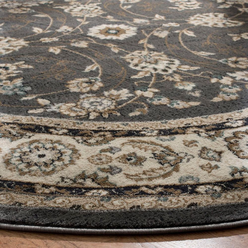 Safavieh Lyndhurst LNH340 7&#39; Round Grey and Cream Area Rug, , large