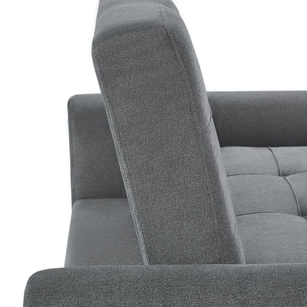 Lifestyle Solutions Hampton Queen Convertible Sofa in Grey, , large