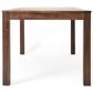 Hearth and Haven 3-Piece Outdoor Courtyard Table and Bench Set in Dark Brown, , large