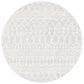 Safavieh Tulum TUL270F 3" Round Grey and Ivory Area Rug, , large