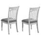 Emerald Home Furnishings New Haven Side Chair in Oyster Shell (Set of 2), , large