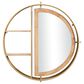 Maple and Jade 28" x 27" Wall Shelf in Gold, , large