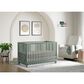 Oxford Baby Sterling 3-in-1 Convertible Crib in Olive Green, , large