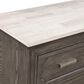 New Heritage Design Lisbon 7-Drawer Dresser in Gray and White, , large