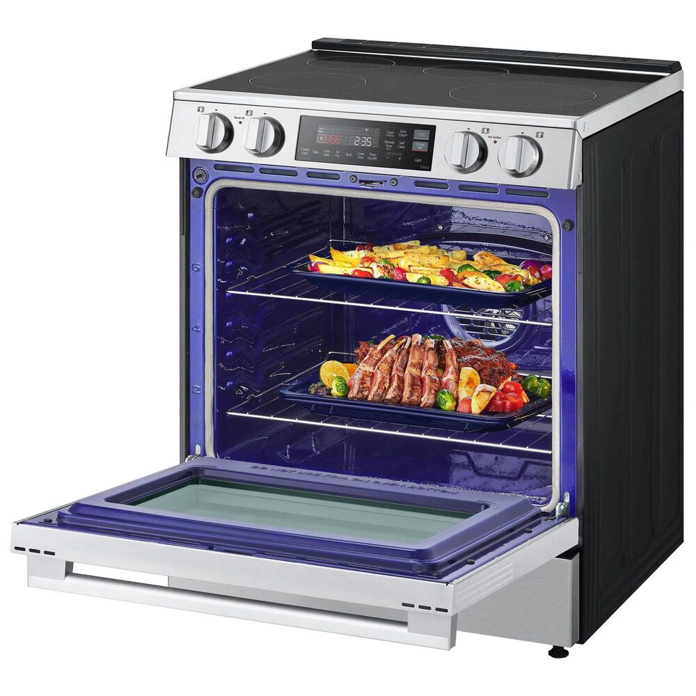LG 6.3 Cu. Ft. Smart Induction Slide-In Range with ProBake Convection and Air Fry in PrintProof Stainless Steel, , large